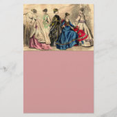 Fashionable Victoriaans dames Stationery Briefpapier (Voorkant)