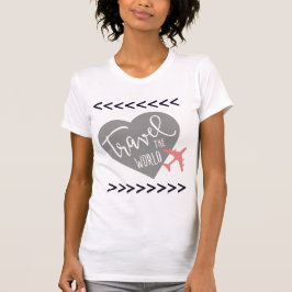 Fashionable, vrouwen, dames, reisshirt. t-shirt