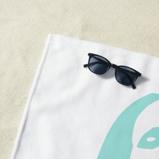 Fashionable Waterverf Dancing Girl Silhouette Strandlaken (In situ)