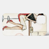 Fashionable Woman Drink wijn Case-Mate iPhone Case (Achterkant (horizontaal))