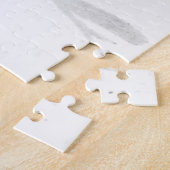 Fashionable Women on Ski Trip BW Jigzaag Puzz uit  Legpuzzel (Zijkant)