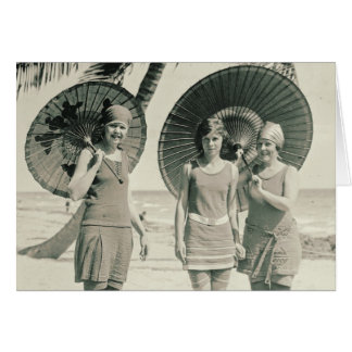 Fashionable zwemkleding 1915-kaart