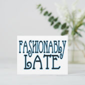 Fashionisch laat briefkaart (Staand voorkant)