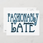 Fashionisch laat briefkaart (Voorkant / Achterkant)