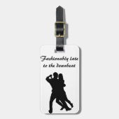 Fashionisch laat tot de crisis - bagagelabel (Voorkant verticaal)