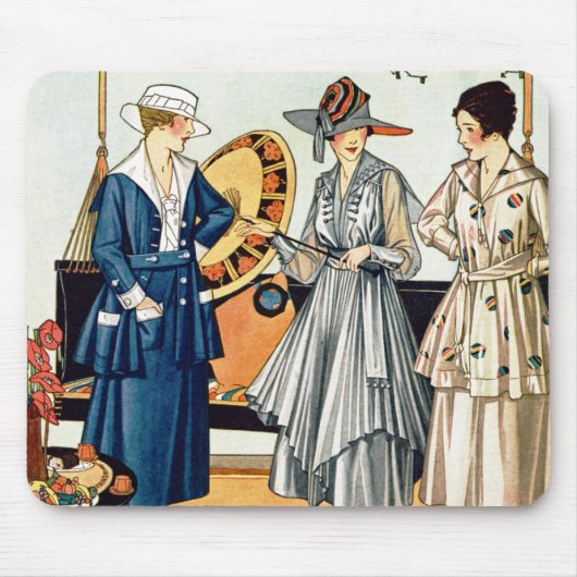 Fashionische dames muismat (Voorkant)