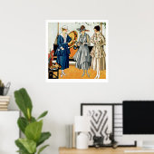 Fashionische dames poster (Thuiskantoor)