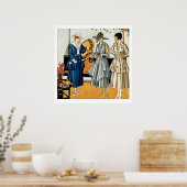 Fashionische dames poster (Keuken)