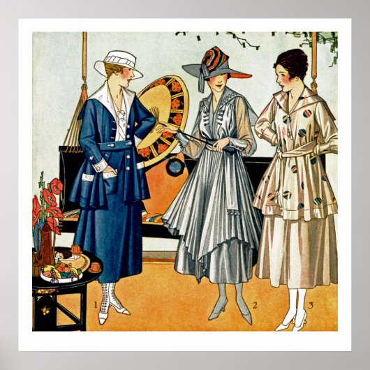 Fashionische dames poster (Voorkant)