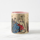 Fashionische Victoriaans dames Mok (Midden)