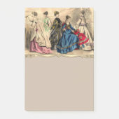 Fashionische Victoriaans dames Post-it® Notes (Voorkant)