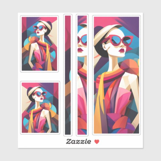 Fashionista 2 scrapbooking sticker (Vel)