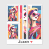 Fashionista 8 scrapbooking sticker (Vel)