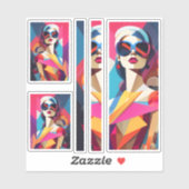 Fashionista 9 scrapbooking sticker (Vel)