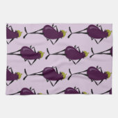 FASHIONISTA AUBERGINE PATROON KEUKENGEREI HANDDOEK (Horizontaal)