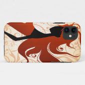 Fashionista Case-Mate iPhone Case (Achterkant (horizontaal))