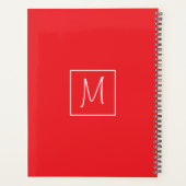 Fashionista Custom Calendar Day Planner (Achterkant)