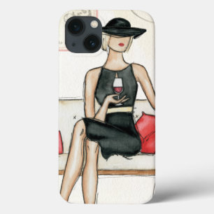 Fashionista Drink wijn Case-Mate iPhone Case
