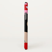 Fashionista en hart Case-Mate iPhone case (Achterkant / rechts)