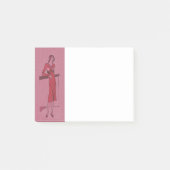 Fashionista Flapper Illustration c1925 Post-it® Notes (Voorkant)