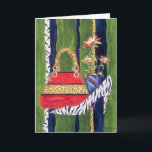 Fashionista Friend Birthday Kaart<br><div class="desc">Fun verjaardagskaart voor je modieuze vriend! Ontwerp met luipaard en zebra print pompen gemaakt door waterverf kunstenaar Chris Ambrose. De tekst kan ook worden aangepast!</div>