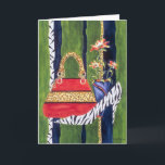 Fashionista Friend Birthday Kaart<br><div class="desc">Fun verjaardagskaart voor je modieuze vriend! Ontwerp met luipaard en zebra print pompen gemaakt door waterverf kunstenaar Chris Ambrose. De tekst kan ook worden aangepast!</div>