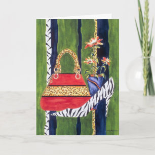 Fashionista Friend Birthday Kaart