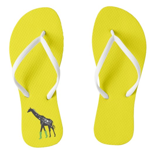 Fashionista Giraffe Fip Flops Teenslippers (Voetbed)