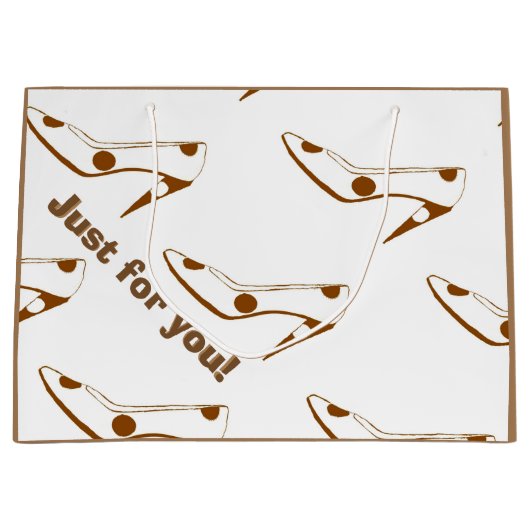 Fashionista High Hiel Shoe Large Cadeautasje (Voorkant)