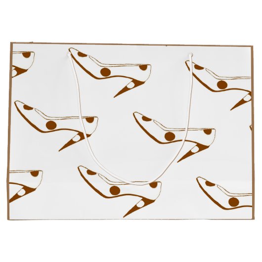 Fashionista High Hiel Shoe Large Cadeautasje (Achterkant)