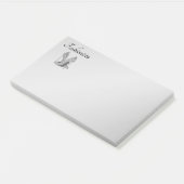 Fashionista hoge hiel-schoenen post-it® notes (Schuin)