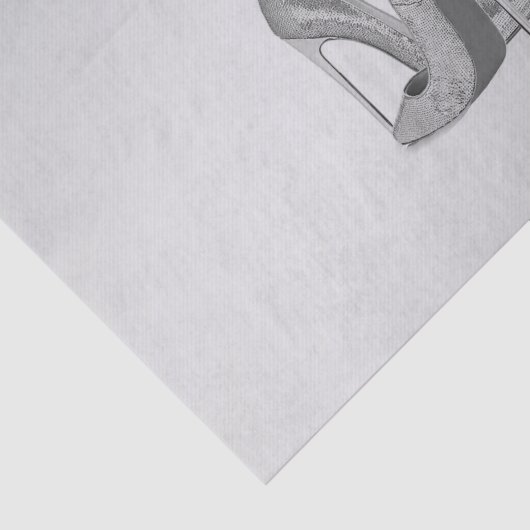 Fashionista hoge hiel-schoenen tissuepapier (Detail)