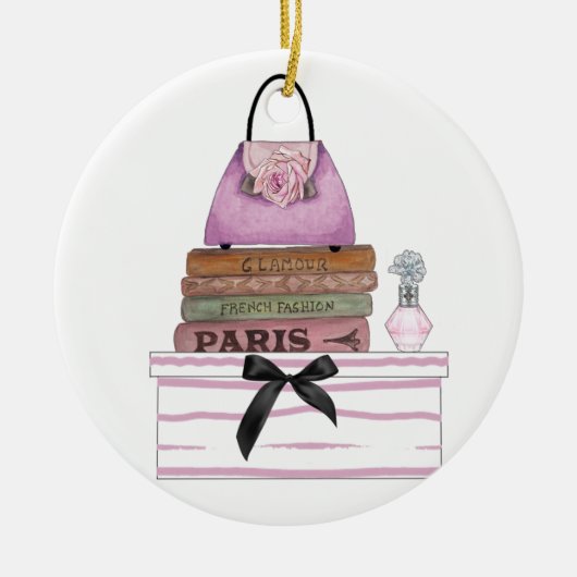 Fashionista Holiday Ornament (Voorkant)