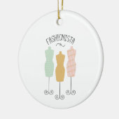 Fashionista Keramisch Ornament (Links)