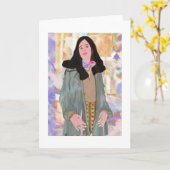 Fashionista LeeMarie's creatieve ontwerp Kaart (Gele Bloem)