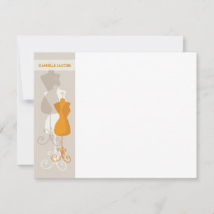 Fashionista Notecard Stationery Notitiekaartje