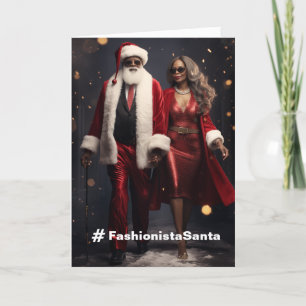 Fashionista Santa vakantie Kaart