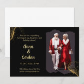 Fashionista Santa Vakantie uitnodiging (Voorkant / Achterkant)