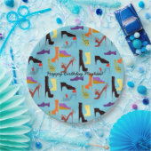 Fashionista Shoes Papieren Bordje (Feest)