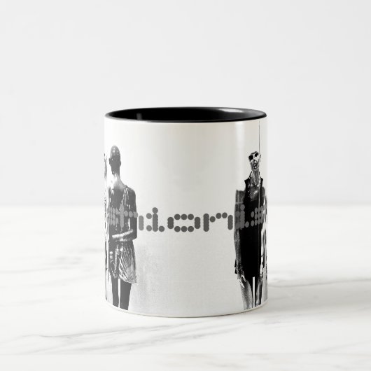 Fashionista Tweekleurige Koffiemok (Center)