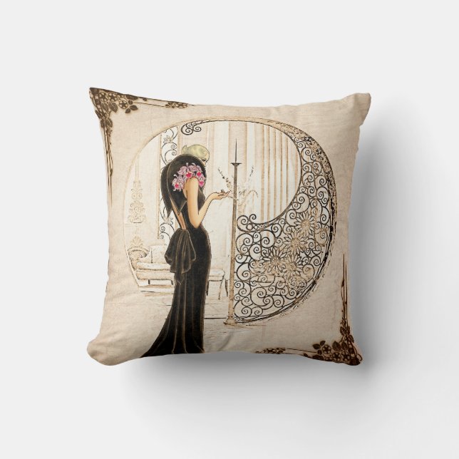  Fashionista_Velvet Gown_1933 Kussen (Voorkant)