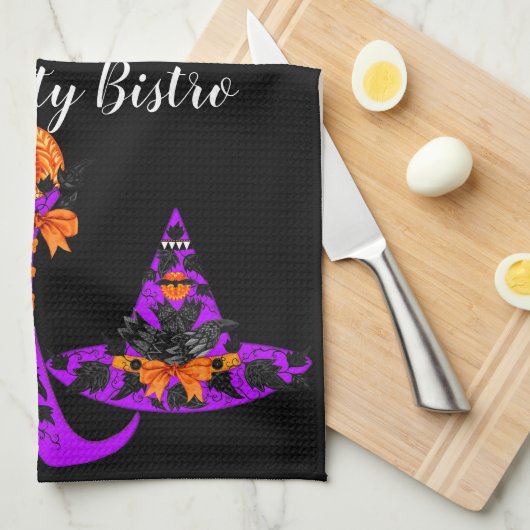 Fashionista Witch Kitchen Towel Theedoek (Quarter Fold)