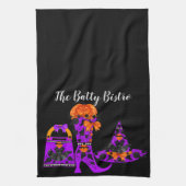 Fashionista Witch Kitchen Towel Theedoek (Verticaal)