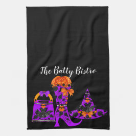 Fashionista Witch Kitchen Towel Theedoek