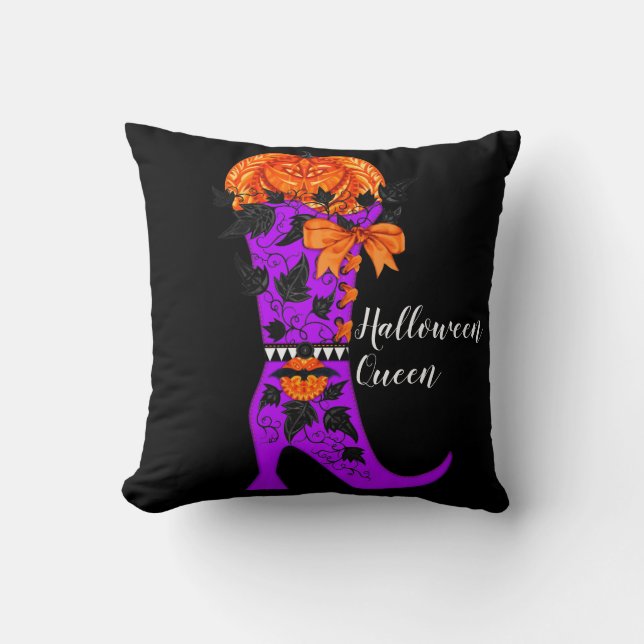 Fashionista Witch Pillow Kussen (Voorkant)