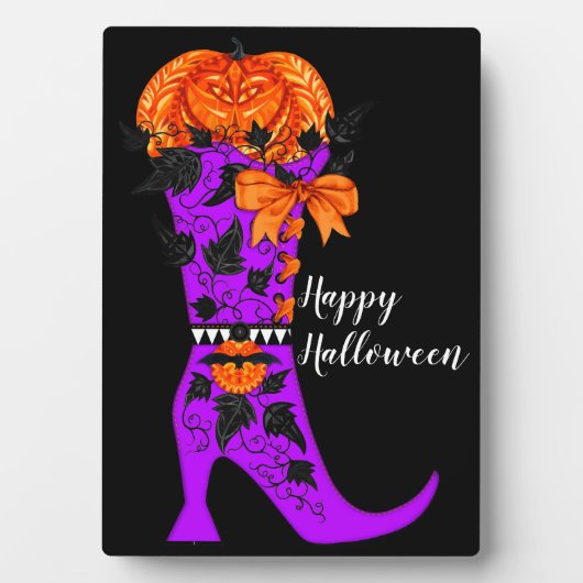 Fashionista Witch Tabletop Plaque Fotoplaat (voorkant)