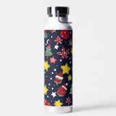 Fashionista's Glitzy Kerstmis Waterfles (Links)