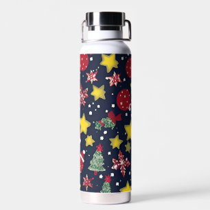 Fashionista's Glitzy Kerstmis Waterfles