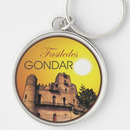 Fasil Enatewa Gondar Ethiopia Sleutelhanger (Voorkant)
