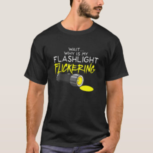 Fasmofobie Flickering Flashlight - Ghost Hunting T-shirt